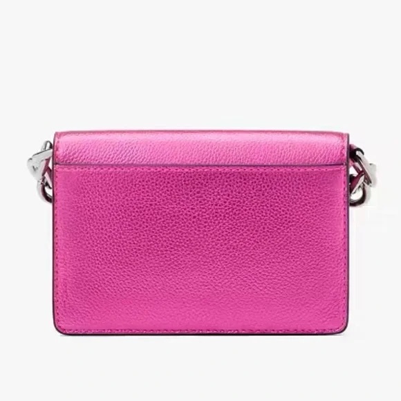 Kate Spade Bikini Pink Dual Chain Card Case Crossbody - Picture 2 of 7